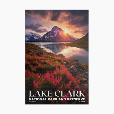 Lake Clark National Park and Preserve Jigsaw Puzzle, Family Game, Holiday Gift | S10 - image1